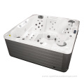 Luxury whirlpool outdoor hot tub with fountains